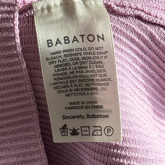 Aritzia Babaton Lavender Sculpt Knit Tube Top - Picture 5 of 5